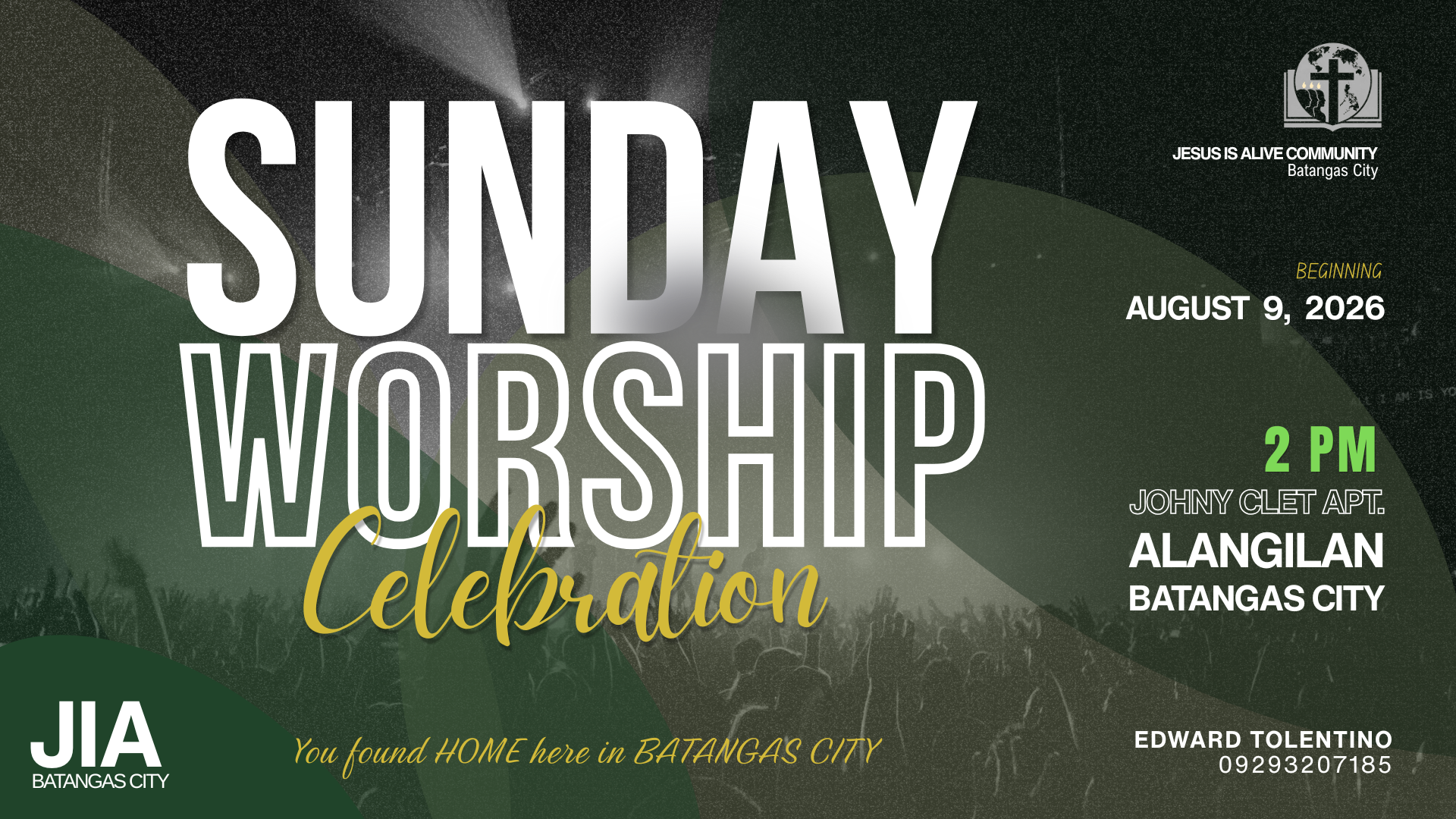 Opening Sunday Worship Service
